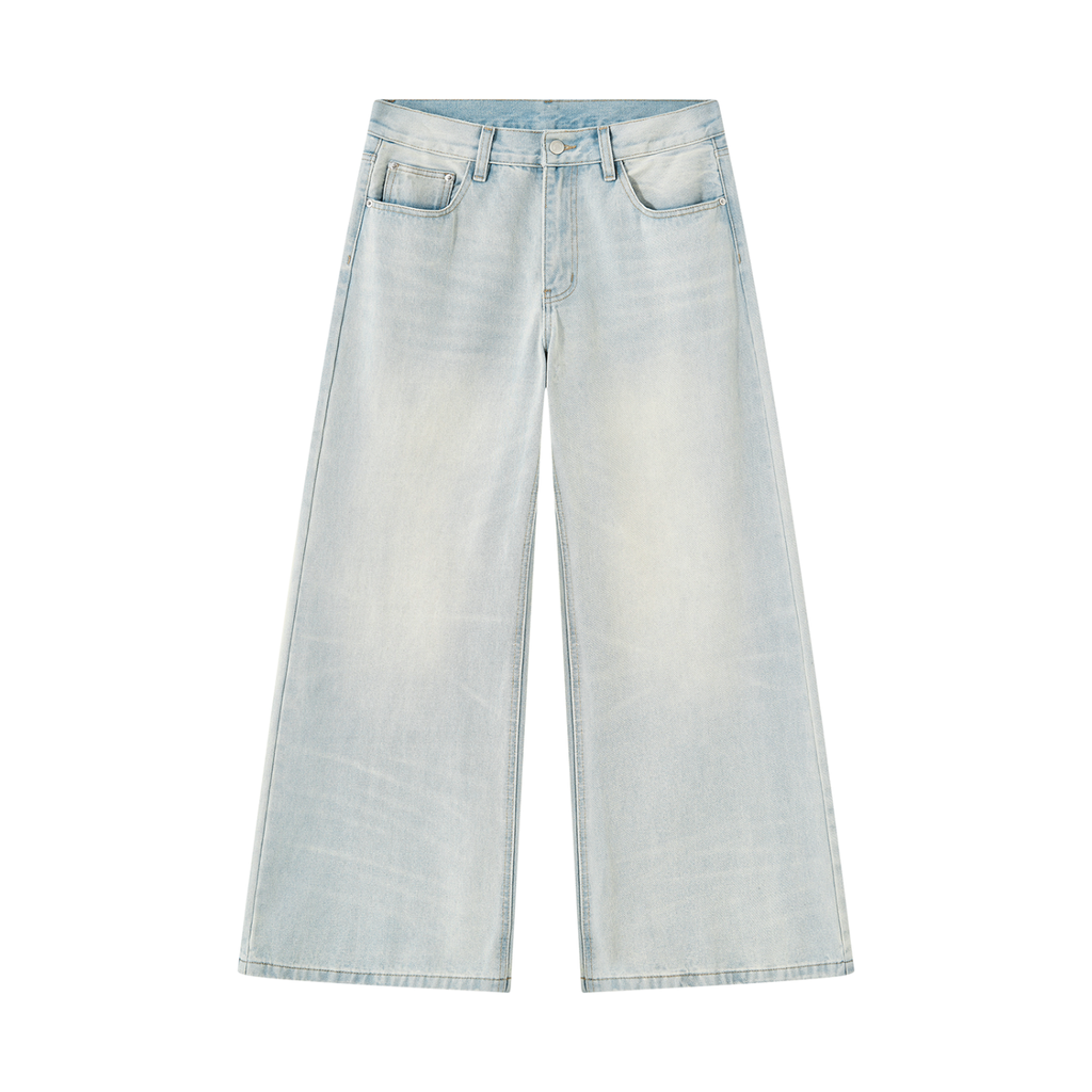 MASCOT Vintage Wash Wide Leg Denim Jeans