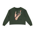 IN THE BEGINNING Raw Edge Boxy Sweatshirt
