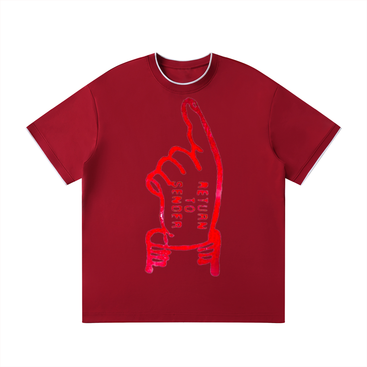 RETURN TO SENDER Fine-Knit T-Shirt