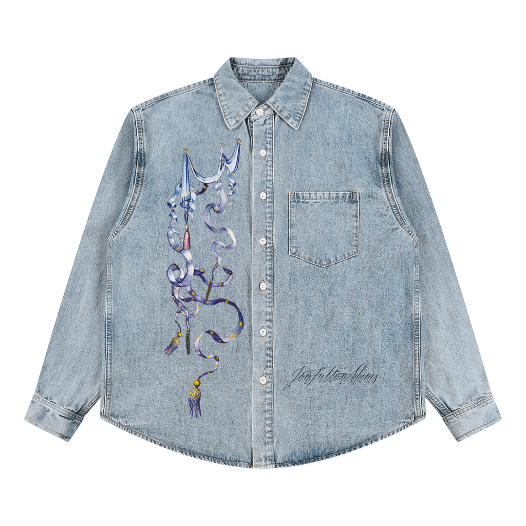 PRACTICALLY MEDIEVAL Vintage Denim Shirt