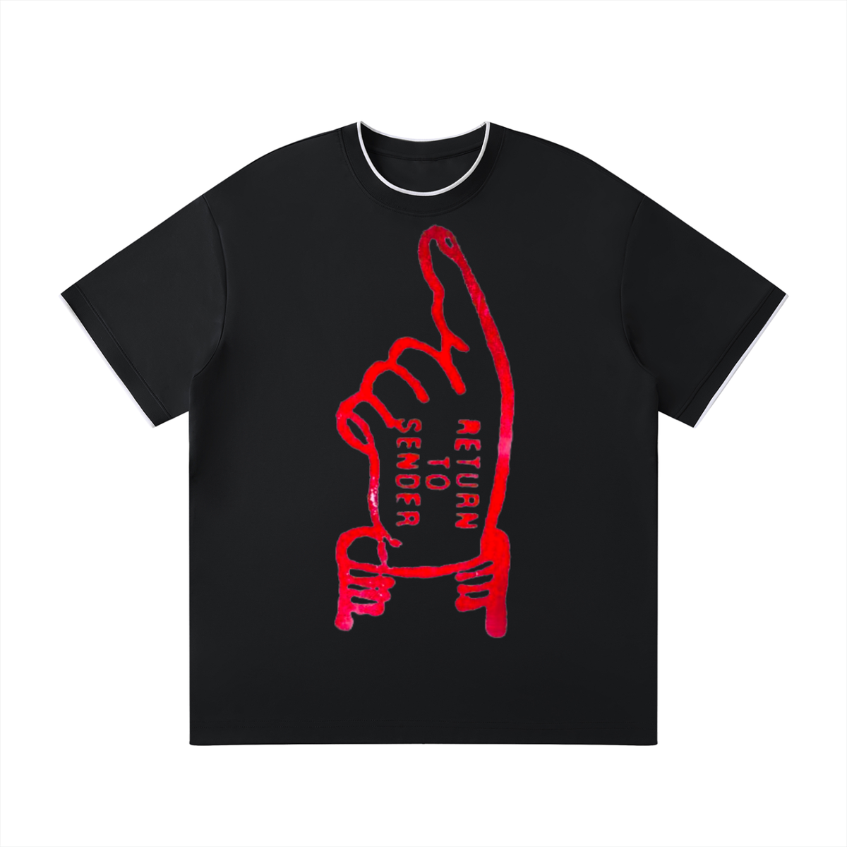 RETURN TO SENDER Fine-Knit T-Shirt