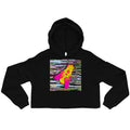 GLITCH Crop Hoodie