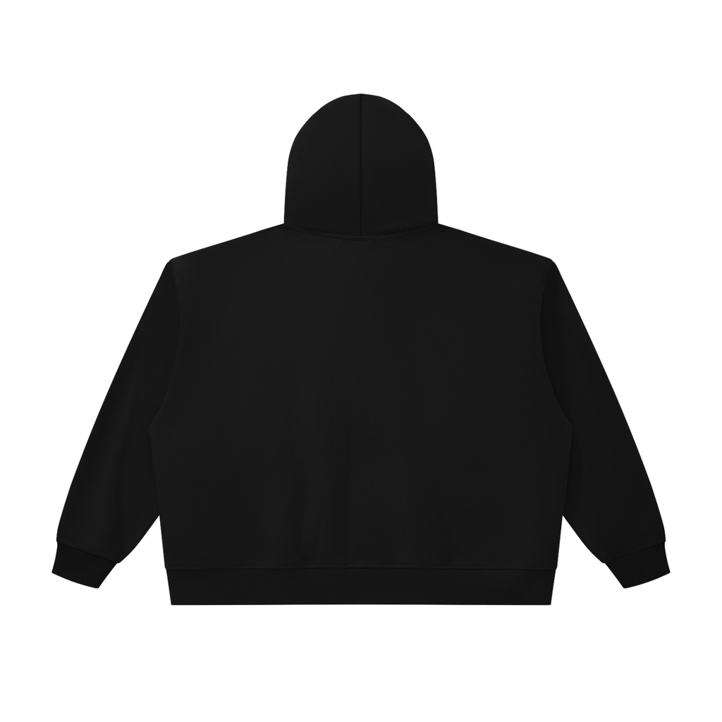 SCHIAP SLIDE Oversized Chunky-Zip Boxy Hoodie