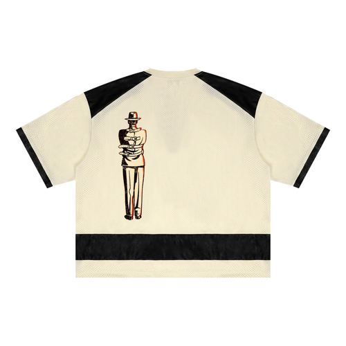 CORPORATE GRIND Mesh Boxy T-Shirt