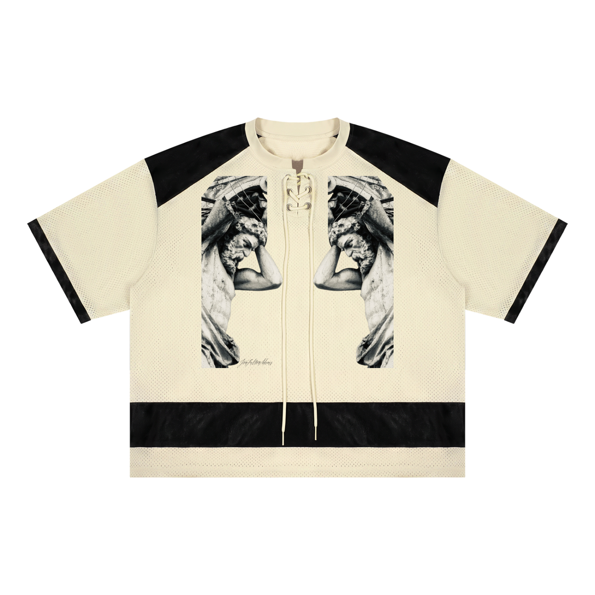 LOAD-BEARING Lace-Up Athletic Mesh Pullover