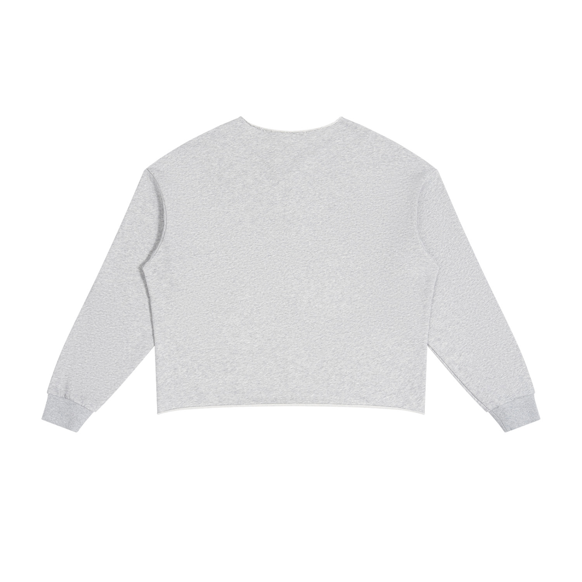 COMMUNION Paneled Raw Edge Boxy Sweatshirt