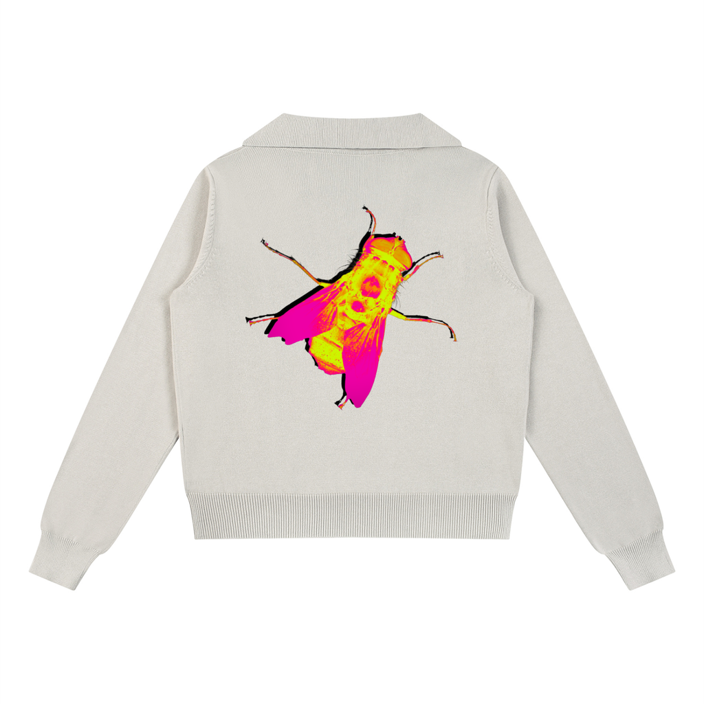 MASCOT Collared Pullover Knit Sweater