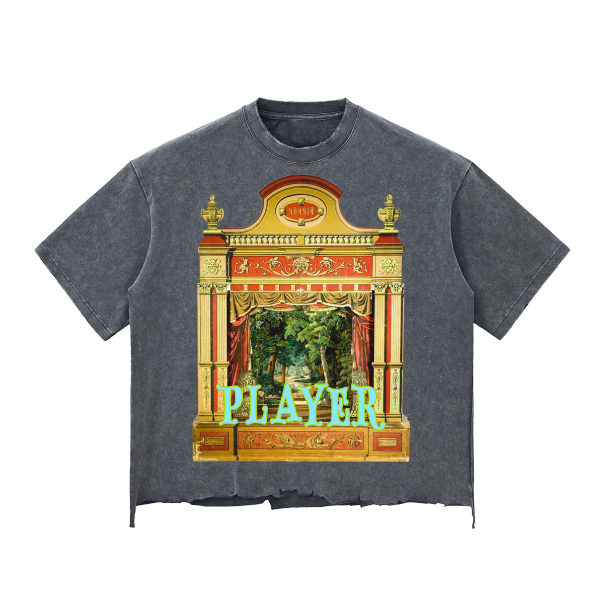 PLAYER Heavyweight Distressed Proscenium Tee