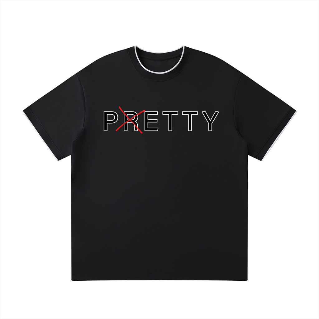 PETTY Contrast-Trim Fine-Knit T-Shirt